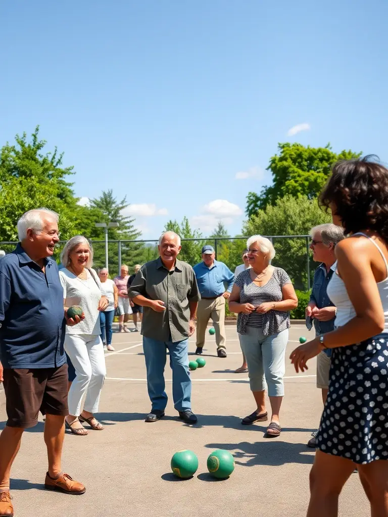 A photo of A.P.H. members participating in a community event, showcasing their involvement and contribution to the local area.